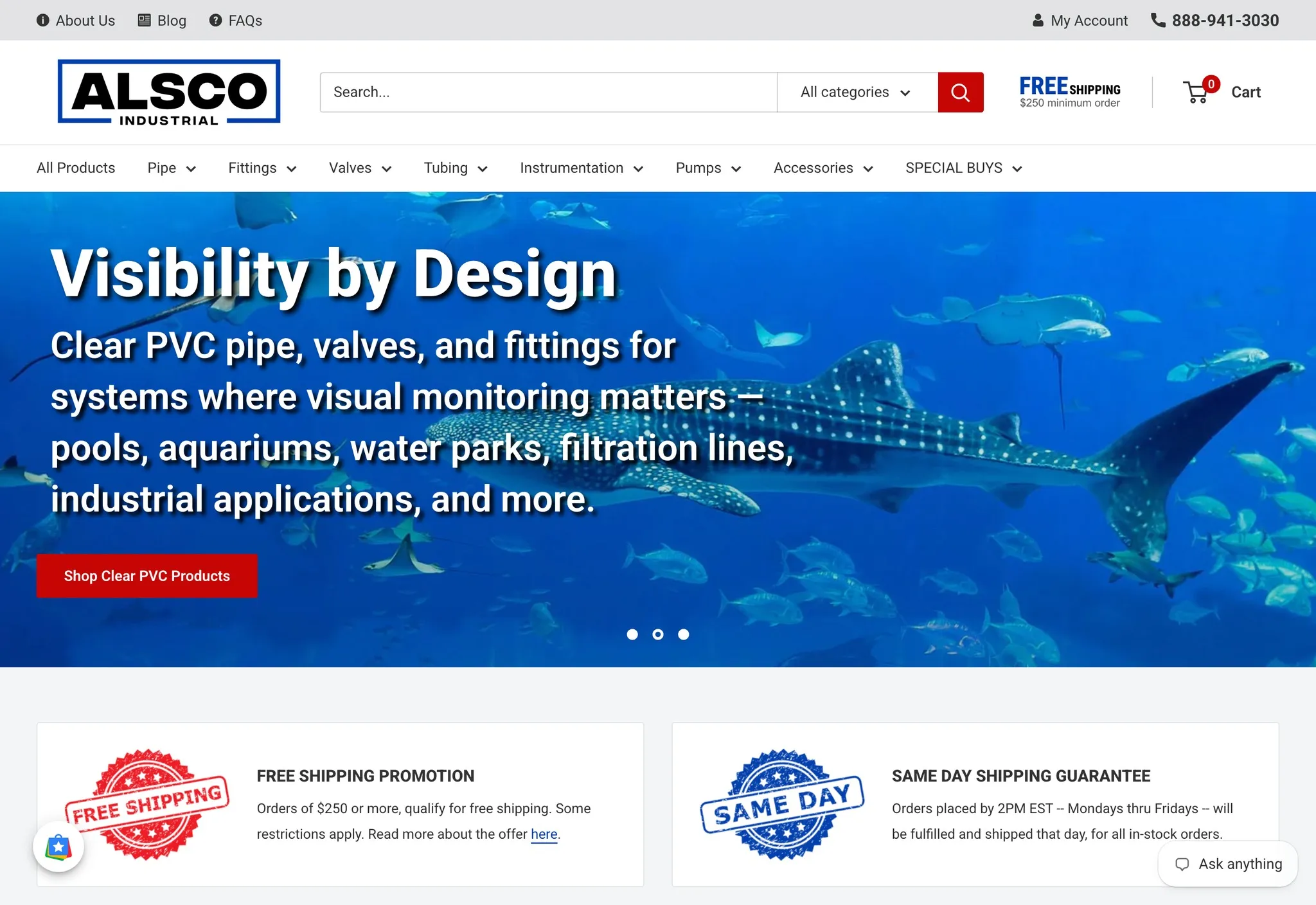 The alscoind.com homepage